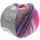 Lana Grossa FELTRO Print | 0396-rosa vívida/rosa/violeta antigua/ciruela