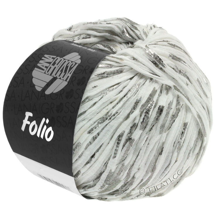 Lana Grossa FOLIO | 01-blanco/plata