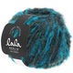 Lana Grossa FURRY Bicolor (lala BERLIN) | 102-azul octanaje/antracita