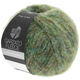 Lana Grossa GARZATO Fleece Uni/Print/Dégradé | 030-verde claro/verde amarillento/negro