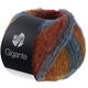 Lana Grossa GIGANTE | 19-gris acero/gris azul/ocre/rojo marrón/vino tinto