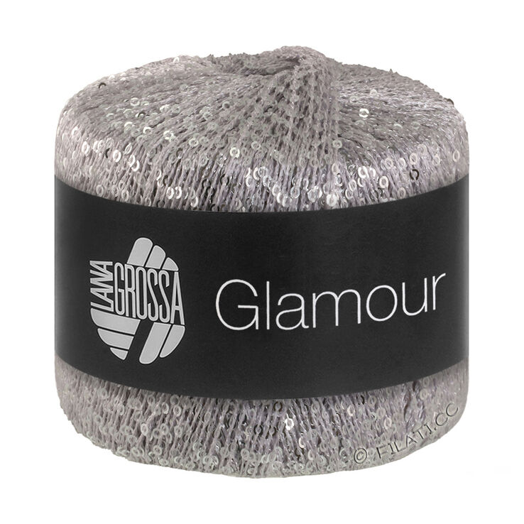 Lana Grossa GLAMOUR | 001-gris plata