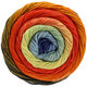 Lana Grossa GOMITOLO ALOHA | 317-melocotón/naranja/calabaza/gris azul/azul violeta/moca