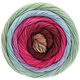 Lana Grossa GOMITOLO ALOHA | 320-rosa vívida/burdeos/verde blanco/azul claro/canela/marrone rosato