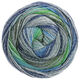 Lana Grossa GOMITOLO BENE | 754-verde/gris/azul medio/jeans/azul oscuroro