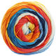 Lana Grossa GOMITOLO DOPPIO | 202-azul claro/azul celeste/azul oscuroro/blanco/amarillo/naranja/salmón/rojo claro
