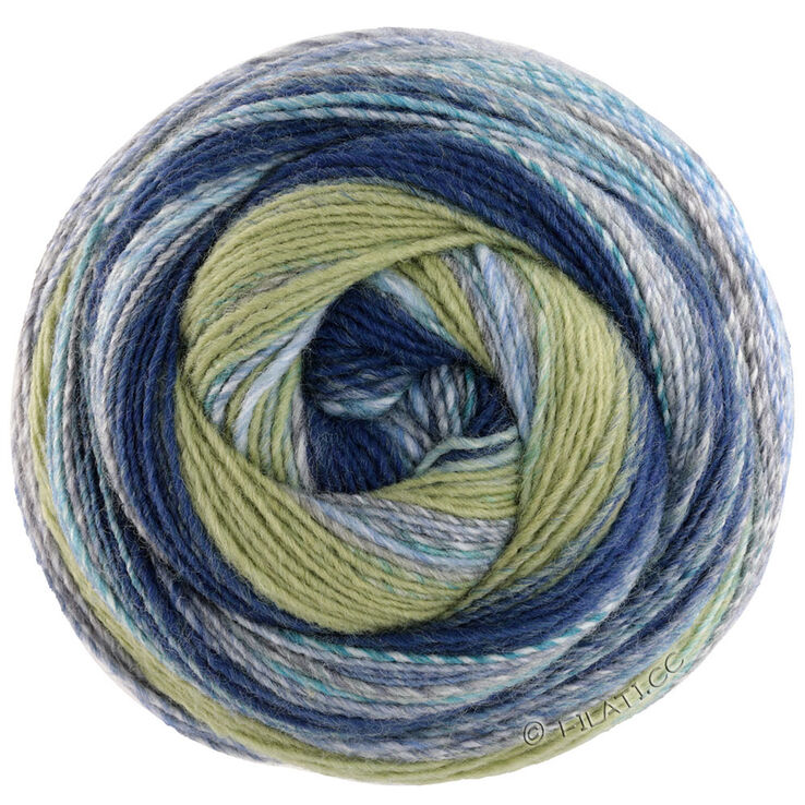 Lana Grossa GOMITOLO FUSIONE | 2021-menta/gris claro/azul claro/gris azul/azul oscuroro/antracita/verde lima/gris