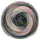 Lana Grossa GOMITOLO MAYA | 853-gris claro/gris medio/gris oscuro/amarillo mostaza/jade/naranja/frambuesa