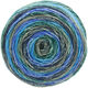 Lana Grossa GOMITOLO MEILENWEIT | 4016-azul acero/gris/octanaje/turquesa/azul violeta