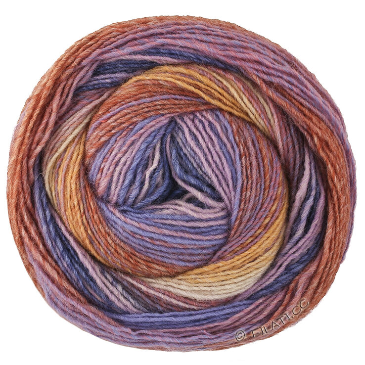 Lana Grossa GOMITOLO MODO | 621-malva/lila/azul/azul oscuroro/palo de rosa/beige/ocre/turrón/marrón/gris azulado/gris claro/gris oscuro