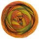 Lana Grossa GOMITOLO MOLTO | 616-verde lima/verde claro/verde oscuro/rojo marrón/marrón anaranjado
