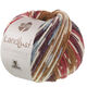 Lana Grossa LANDLUST Naturwolle Print | 104-oliva/rojo/azul manchado