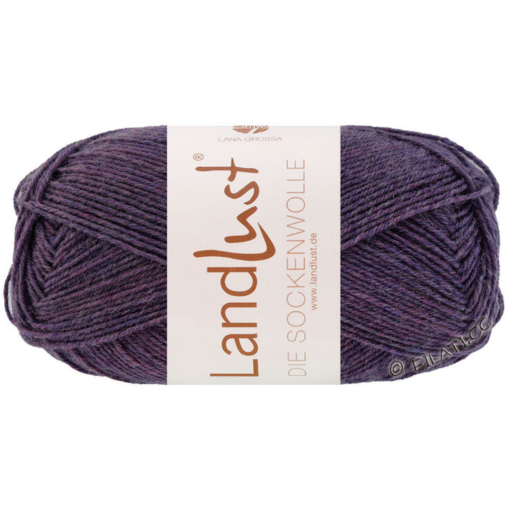 Lana Grossa LANDLUST DIE SOCKENWOLLE 50g Mélange | 1601-violeta oscuro mezcla