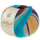 Lana Grossa LANDLUST DIE SOCKENWOLLE | 134-azul claro/amarillo arena/turquesa/octanaje/zarzamora rayado