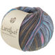 Lana Grossa LANDLUST DIE SOCKENWOLLE | 616-turquesa/gris/azul delicada/rosé/beige caqui rayado