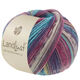 Lana Grossa LANDLUST DIE SOCKENWOLLE | 619-amarillo azafrán/azul oscuroro/gris oscuro/gris claro/turquesa/zarzamora/burdeos rayado