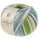Lana Grossa LANDLUST DIE SOCKENWOLLE | 724-manzana verde/amarillo mostaza/color crudo/gris claro/gris medio/jeans azul rayado
