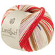 Lana Grossa LANDLUST DIE SOCKENWOLLE | 725-rojo oriente/rojo fresa/color crudo/marrón/rosa/lila/beige claro/azul oscuroro rayado