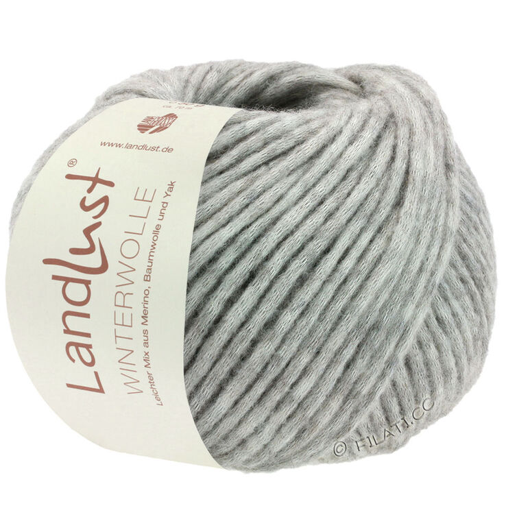 Lana Grossa LANDLUST WINTERWOLLE | 09-gris claro mezcla