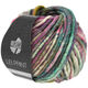 Lana Grossa LEI Print | 528-oliva/berenjena/rosa vívida/color crudo/octanaje