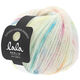 Lana Grossa LOVELY COTTON Inserto (lala BERLIN) | 106-color crudo/rosa vívida/turquesa