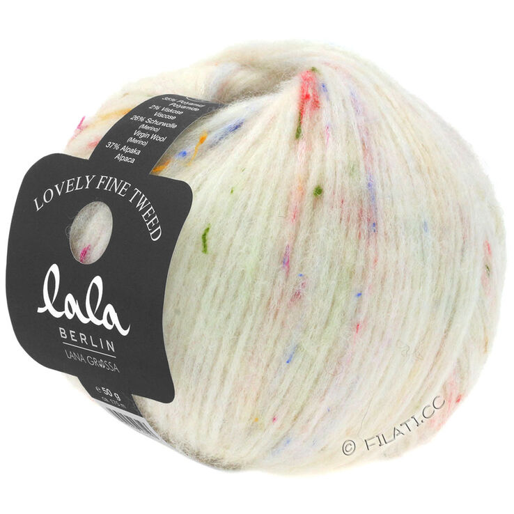 Lana Grossa LOVELY Fine Tweed (lala BERLIN) | 101-blanco