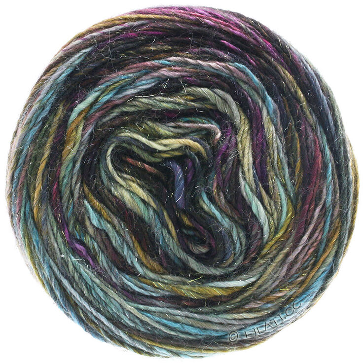 Lana Grossa LUCIA | 201-gris/beige/oliva/lila/antracita/umber