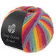Lana Grossa MEILENWEIT 6-FACH 150g Cosy Socks Multi Stripes | 2201-azul humo/turquesa/amarillo/naranja/fucsia