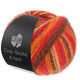 Lana Grossa MEILENWEIT 6-FACH 150g Cosy Socks Multi Stripes | 2204-fucsia/rojo naranja/moca/rosa salmón/rojo