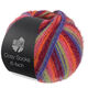 Lana Grossa MEILENWEIT 6-FACH 150g Cosy Socks Multi Stripes | 2205-burdeos/azul/gris beige/fucsia/naranja