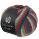 Lana Grossa MEILENWEIT 6-FACH 150g Cosy Socks Multi Stripes | 2206-rojo oscuro/turquesamenta/verde oliva/fucsia oscuro/verde opalo