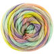 Lana Grossa MEILENWEIT 6-FACH 150g Fontana | 9750-purpura/vainilla/lila/verde blanco/menta/amarillo limón/heno verde
