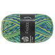 Lana Grossa MEILENWEIT 6-FACH 150g Freddo | 9736-verde pálido/gris oscuro/gris claro/octanaje/azul oscuroro/verde blanco