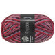 Lana Grossa MEILENWEIT 6-FACH 150g Freddo | 9740-gris oscuro/blanco/borgoña/rojo/gris rosa/malva