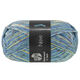 Lana Grossa MEILENWEIT 8-FACH 150g Neve | 9994-azul/azul claro/amarillo/marrón/menta
