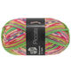 Lana Grossa MEILENWEIT 8-FACH 150g Piccata | 9998-fucsia/rosa vívida/naranja/verde claro/amarillo limón/amarillo ocre/azul claro