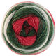 Lana Grossa GOMITOLO (Christmas Edition Lurex) | 116-rojo brillante/rojo oscuro/verde oscuro/color crudo/verde blanco/Blanco rojo