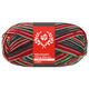 Lana Grossa MEILENWEIT 100g Merino Christmas Lurex | 6811-blanco/verde oscuro/marrón oscuro/naranja/rojo oscuro/verde claro
