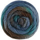 Lana Grossa MEILENWEIT 100g Color Mix Multi | 8017-octanaje/lago verde/marrón oscuro/moca/verde azulado