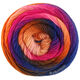 Lana Grossa MEILENWEIT 100g Color Mix Multi | 8022-tinta azul/azul violeta/fucsia/rosa vívida/salmón/herrumbre/gris verde/marrón oscuro