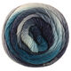 Lana Grossa MEILENWEIT 100g Merino Color Mix Sparks | 7620-azul oscuroro/octanaje gris/menta/gris azul/azul acero