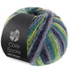 Lana Grossa MEILENWEIT 100g Cosy Socks Multi Stripes | 157-lavanda/octanaje/verde mayo/turquesa/azul noche
