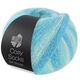 Lana Grossa MEILENWEIT 100g Cosy Socks Soft Stripes | 115-menta/turquesa claro/turquesa