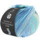 Lana Grossa MEILENWEIT 100g Cotton Bamboo Denim | 3312-turquesa claro/gris plata/azul celeste/azul claro/jeans