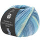 Lana Grossa MEILENWEIT 100g Cotton Bamboo Denim | 3318-octanaje/color crudo/turquesa/azul claro/azul violeta