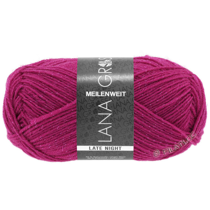 Lana Grossa MEILENWEIT 50g Late Night | 2901-rosa vívida