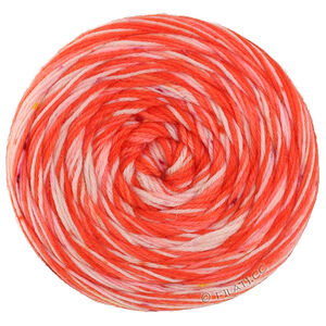 Lana Grossa MEILENWEIT 100g Merino Hand-dyed | 04-rojo coral/rojo salmón/color crudo/rosa polvo