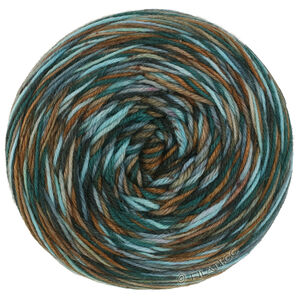 Lana Grossa MEILENWEIT 100g Merino Hand-dyed | 37-octanaje/turrón/azul hielo/gris azul/caqui/beige arena