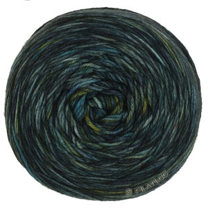 Lana Grossa MEILENWEIT 100g Merino Hand-dyed | 43-azul oscuroro/azul verde/jeans/octanaje oscuro/verde negro