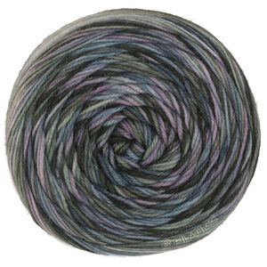 Lana Grossa MEILENWEIT 100g Merino Hand-dyed | 61-gris pizarra/gris lila/gris azul/gris caqui/gris guijarro